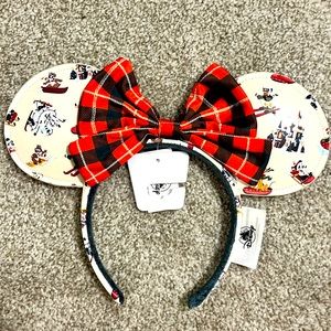 Disney Parks Ski Lodge Holiday Minnie Mouse Ears